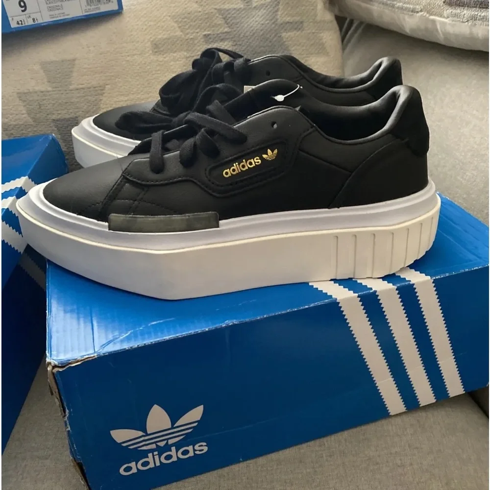 adidas Hypersleek Black Aero Blue 2019 NWB - Picture 4 of 6